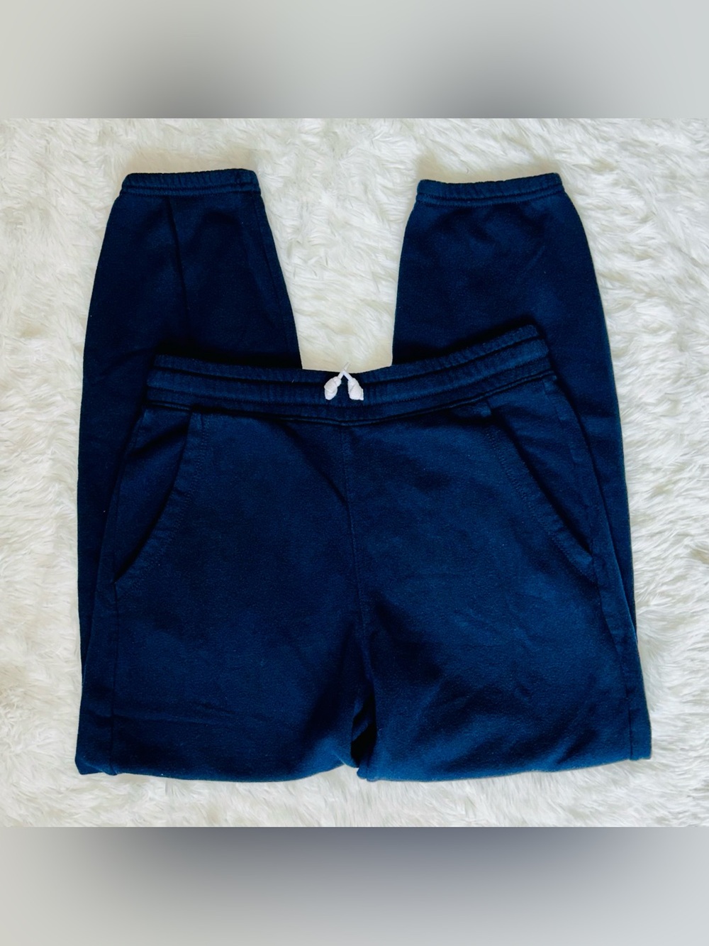 Old Navy Navy Blue Kids Jogger Sweatpants with Drawstring - Boys XL